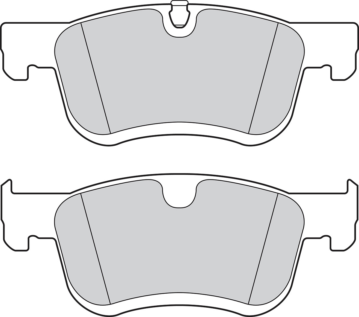 Jeu de 4 plaquettes de frein VALEO ref. 302780
